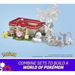 Pokémon|Kit de construção Pokémon Mega Construx - Forest Pokémon Center 648 Peças