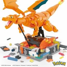 Pokémon|Kit de construção Pokémon Mega Construx -  Motion Charizard 1664 Peças