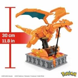 Pokémon|Kit de construção Pokémon Mega Construx -  Motion Charizard 1664 Peças