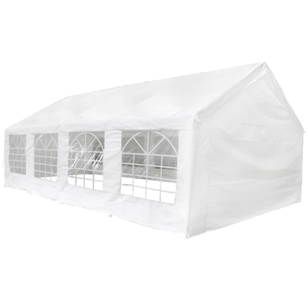 vidaXL Tenda para festa 8 x 4 m branco