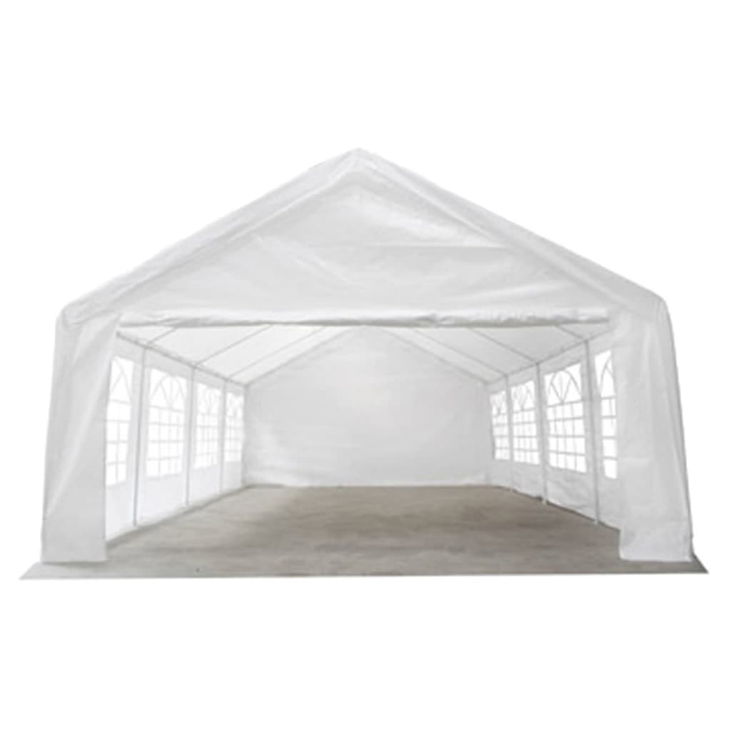 vidaXL Tenda para festa 8 x 4 m branco