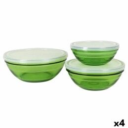 Kinvara|Recipiente para Conservar Alimentos Kinvara 02 1507 Cinzento Transparente 2,5 L 20,5 x 17 x 13 cm (24 Unidades)