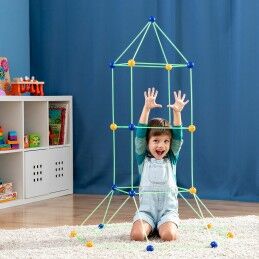 InnovaGoods|Kit de Construção de Fortalezas para Criança Builkitt InnovaGoods 155 Peças