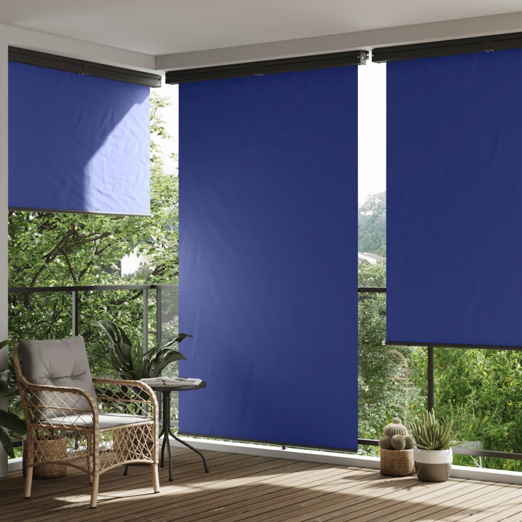 vidaXL Toldo lateral para varanda 175x250 cm azul