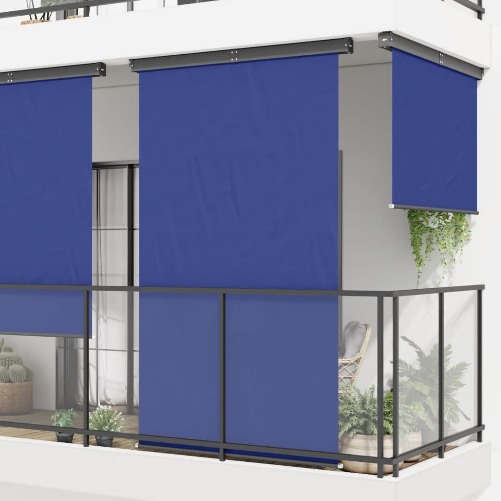 vidaXL Toldo lateral para varanda 175x250 cm azul