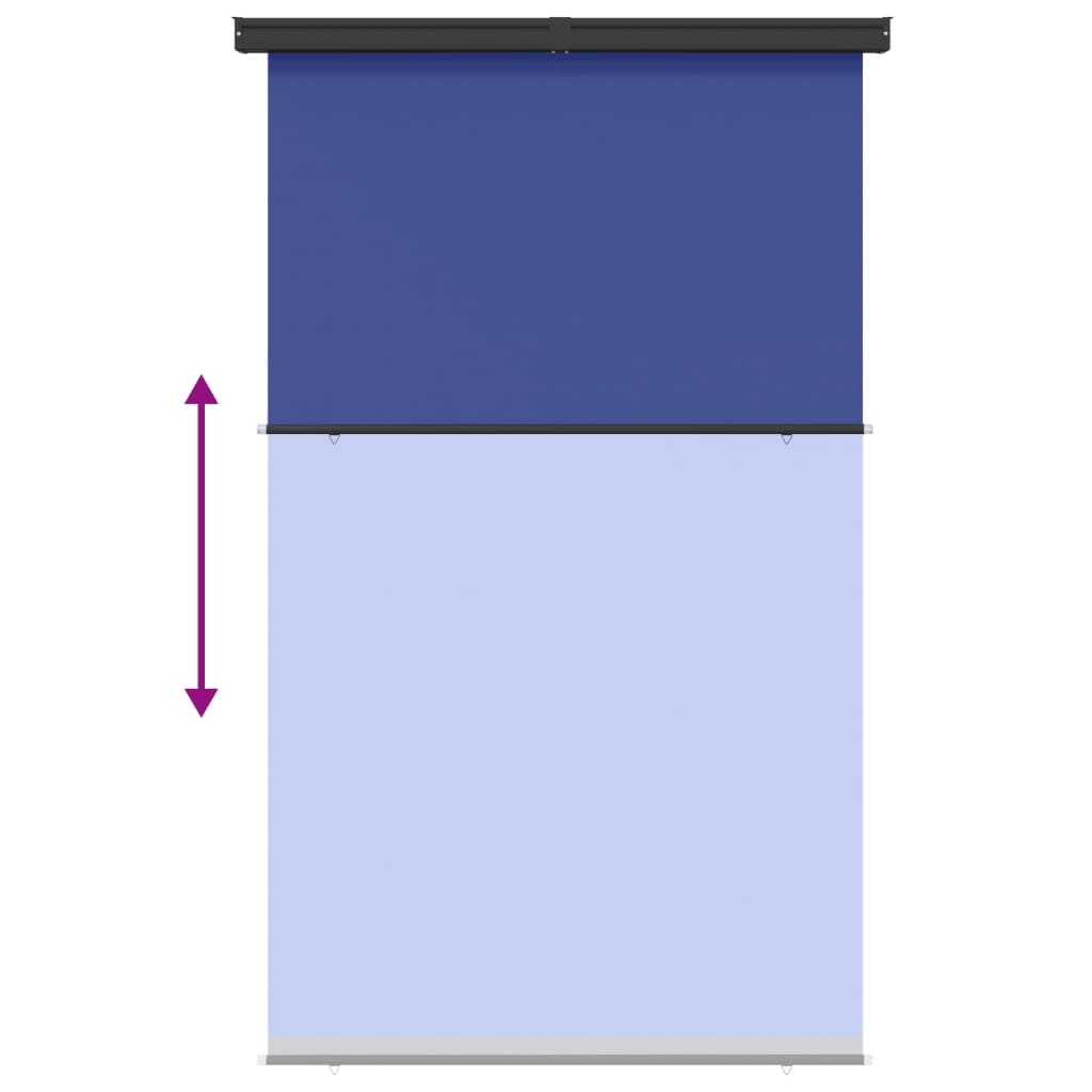 vidaXL Toldo lateral para varanda 175x250 cm azul