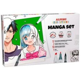 Alpino|Conjunto de Canetas de Feltro Alpino Manga Color Experience (8 Unidades)