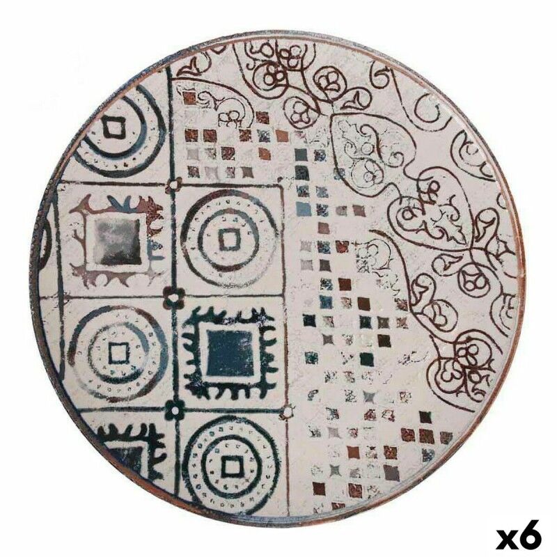 La Mediterránea|Sousplat La Mediterránea Grecia Porcelana (6 Unidades)