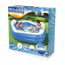Bestway|Bestway Piscina Insuflável 2 Câmaras Familia 213x206x69 cm +6 Anos Jardim 54153