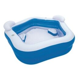 Bestway|Bestway Piscina Insuflável 2 Câmaras Familia 213x206x69 cm +6 Anos Jardim 54153
