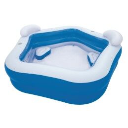 Bestway|Bestway Piscina Insuflável 2 Câmaras Familia 213x206x69 cm +6 Anos Jardim 54153
