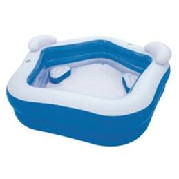 Bestway|Bestway Piscina Insuflável 2 Câmaras Familia 213x206x69 cm +6 Anos Jardim 54153