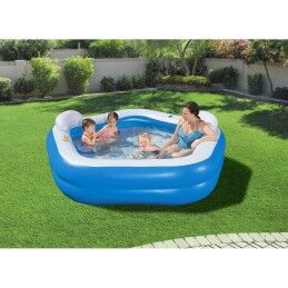 Bestway|Bestway Piscina Insuflável 2 Câmaras Familia 213x206x69 cm +6 Anos Jardim 54153