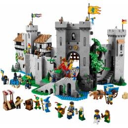 Lego|Jogo de Construção Lego ICONS 10305 Lion Knights' Castle 4514 Partes