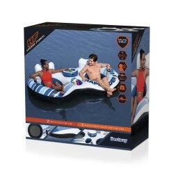 Bestway|Bestway Rueda Dupla Inflável com Pegas Rapid Rider 251x132 cm Praia e Piscina 43113