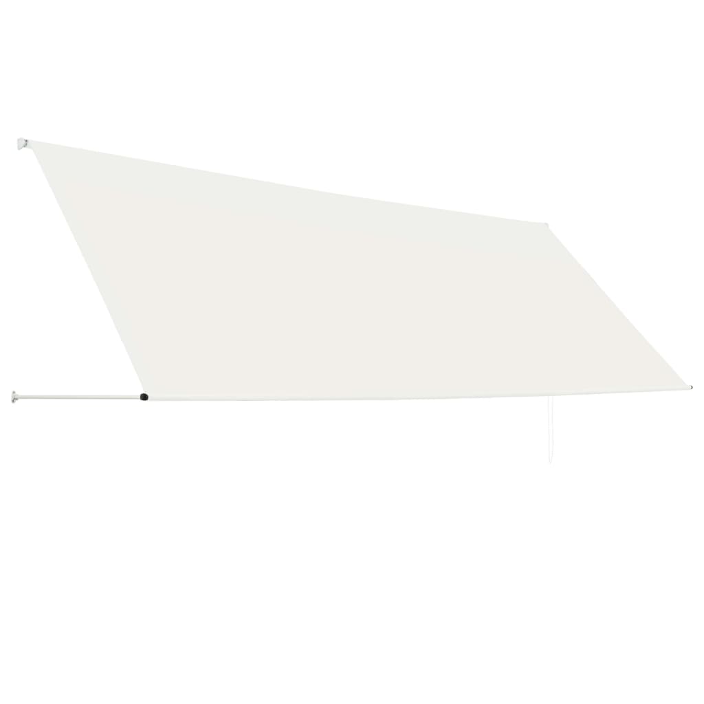 vidaXL Toldo retrátil 400x150 cm creme