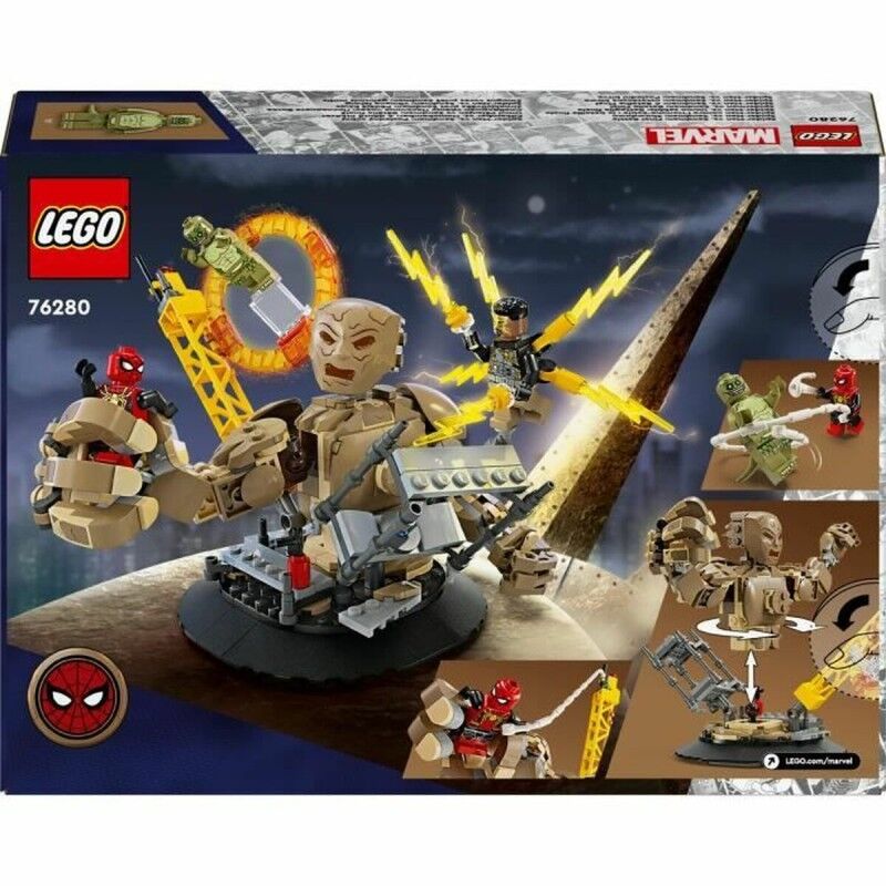 Lego|Jogo de Construção Lego 76280 Spiderman vs. Sandman: Final Battle Multicolor 347 Peças
