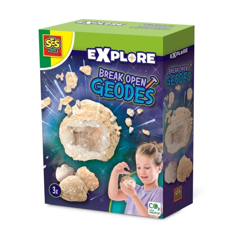 SES Creative|Jogo de Mesa SES Creative Explore Geodes (FR)