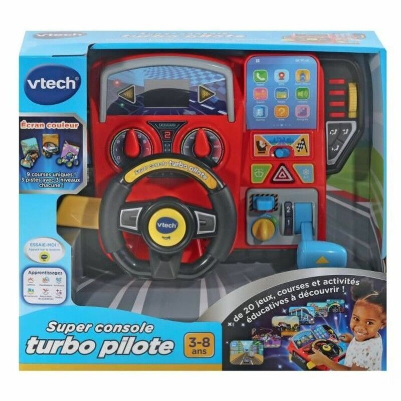 Vtech|Jogo Educativo Vtech Super console turbo pilote (1 Peça)