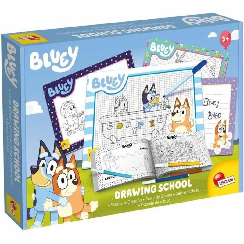Lisciani Giochi|Fichas para desenhar Lisciani Giochi Bluey Multicolor Lisciani Giochi|Fichas para desenhar Lisciani Giochi Bluey Multicolor