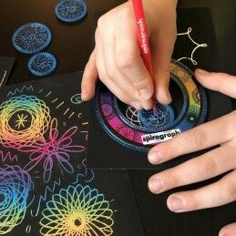 Silverlit|Conjunto de Desenho Spirograph Silverlit Preto
