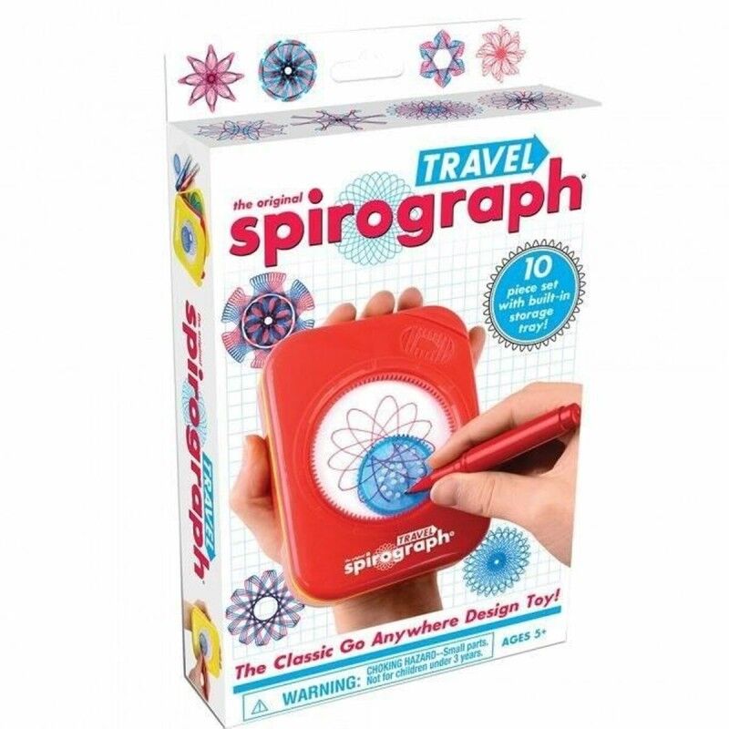 Silverlit|Conjunto de Desenho Spirograph Silverlit travel Multicolor 10 Peças