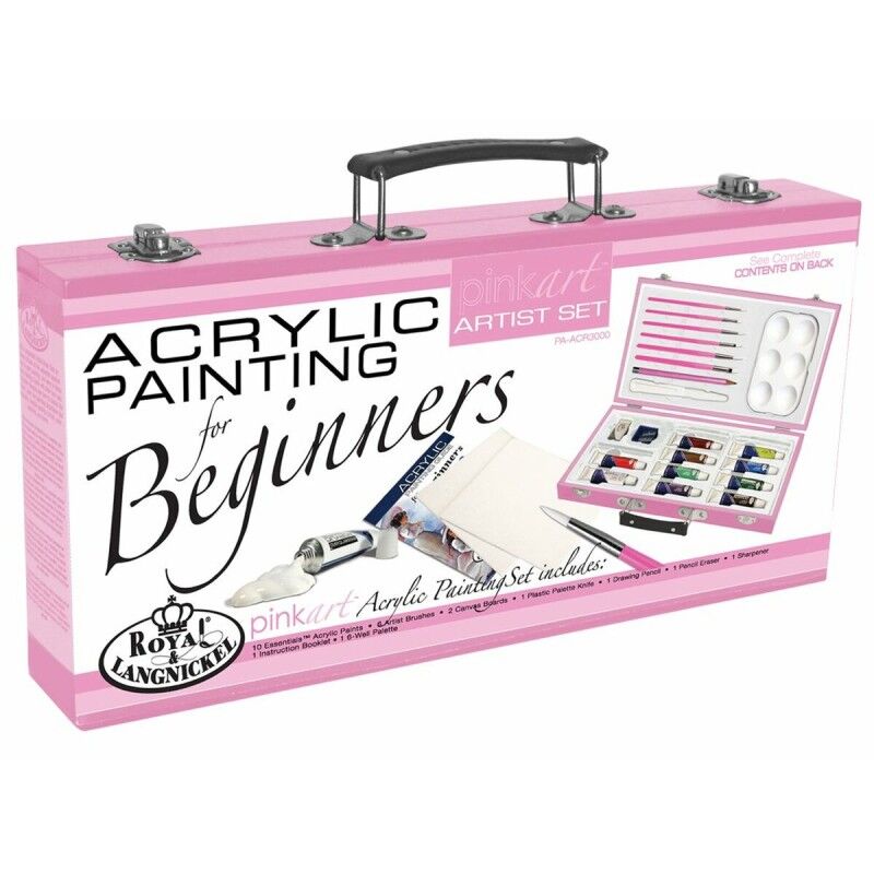 Royal & Langnickel|Conjunto de pintura Royal & Langnickel Acrylic Painting Beginners Multicolor Royal & Langnickel|Conjunto de pintura Royal & Langnickel Acrylic Painting Beginners Multicolor