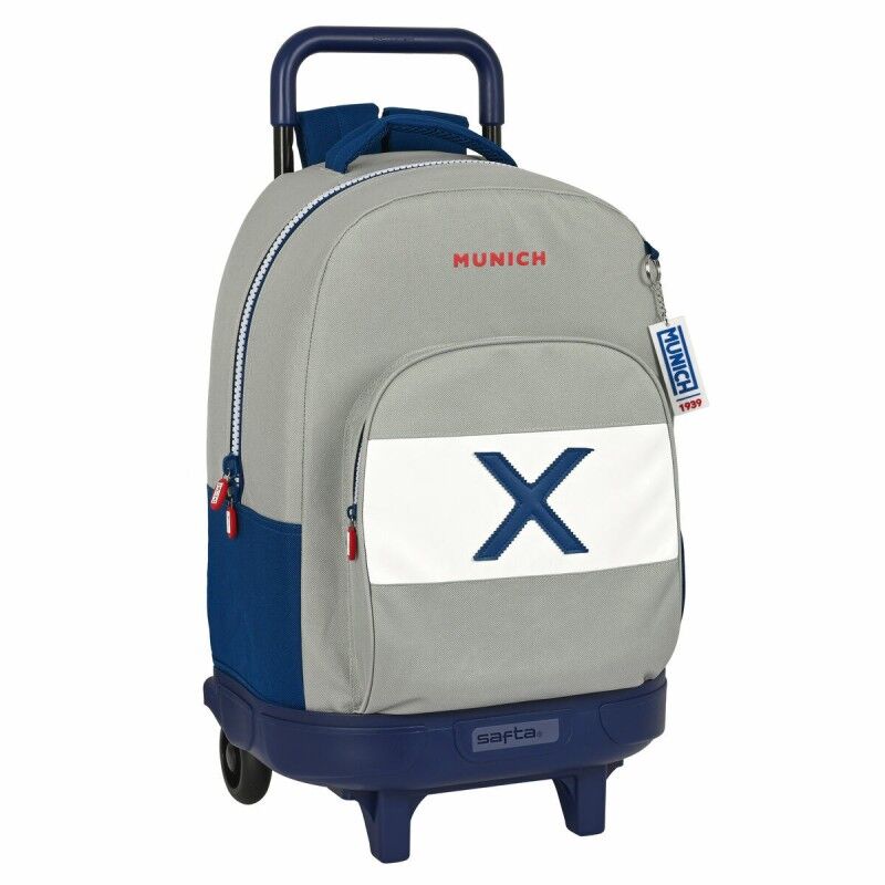 Munich|Mochila Escolar 3D com Rodas Munich College 33 x 22 x 45 cm