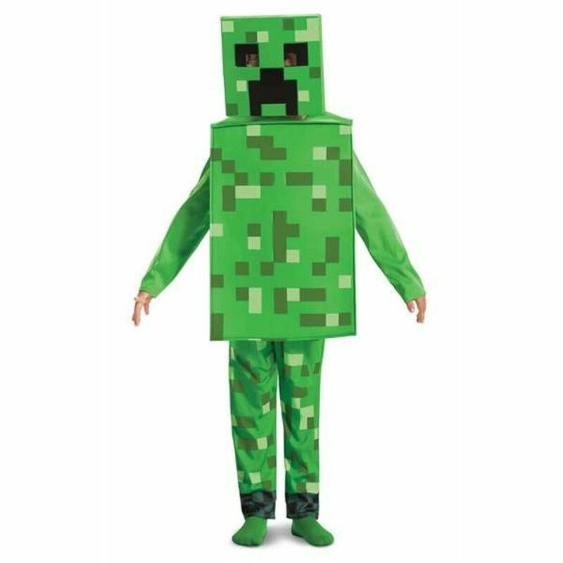 Minecraft|Fantasia para Crianças Minecraft Creeper 3 Peças Verde Minecraft|Fantasia para Crianças Minecraft Creeper 3 Peças Verde
