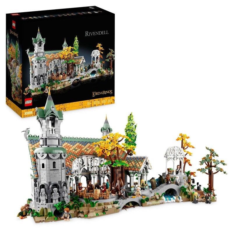 Lego|Playset Lego The Lord of the Rings: Rivendell 10316 6167 Peças 72 x 39 x 50 cm Lego|Playset Lego The Lord of the Rings: Rivendell 10316 6167 Peças 72 x 39 x 50 cm