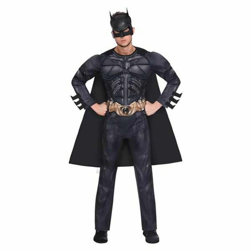 Batman|Fantasia para Adultos Batman The Dark Knight 3 Peças Batman|Fantasia para Adultos Batman The Dark Knight 3 Peças