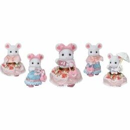 Sylvanian Families|Playset Sylvanian Families The fashion suitcase and big sister marshmallow mouse For Children