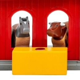 Ravensburger|Conjunto de brinquedos Ravensburger Animal barn Madeira