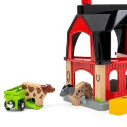 Ravensburger|Conjunto de brinquedos Ravensburger Animal barn Madeira