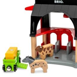 Ravensburger|Conjunto de brinquedos Ravensburger Animal barn Madeira