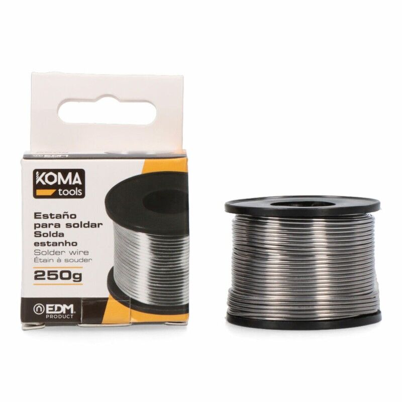 Koma Tools|Fio de estanho para soldar Koma Tools Carreto 1 mm 250 g