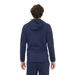 Polar com Capuz e Fecho Homem Puma Evostripe Full-Zip Azul Marinho