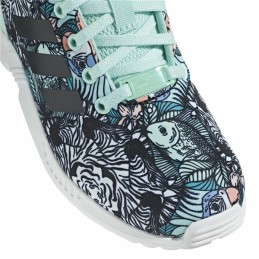 Sapatilhas de Desporto Infantis Adidas ZX Flux Água-marinha