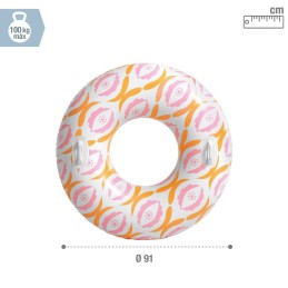 Bóia Insuflável Donut Intex Timeless 115 x 28 x 115 cm (6 Unidades)