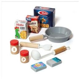 Moltó|Cozinha de Brincar Moltó 21293 Madeira Vermelho (10 pcs)