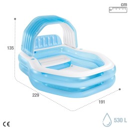 Piscina Insuflável Intex Azul 530 l 229 x 135 x 191 cm (2 Unidades)