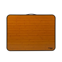 Mesa Dobrável Aktive Para campismo Bambu 80 x 67 x 60 cm