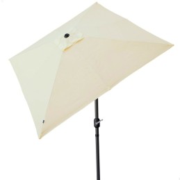 Parasol Aktive 270 x 259 x 270 cm Aço Alumínio Creme