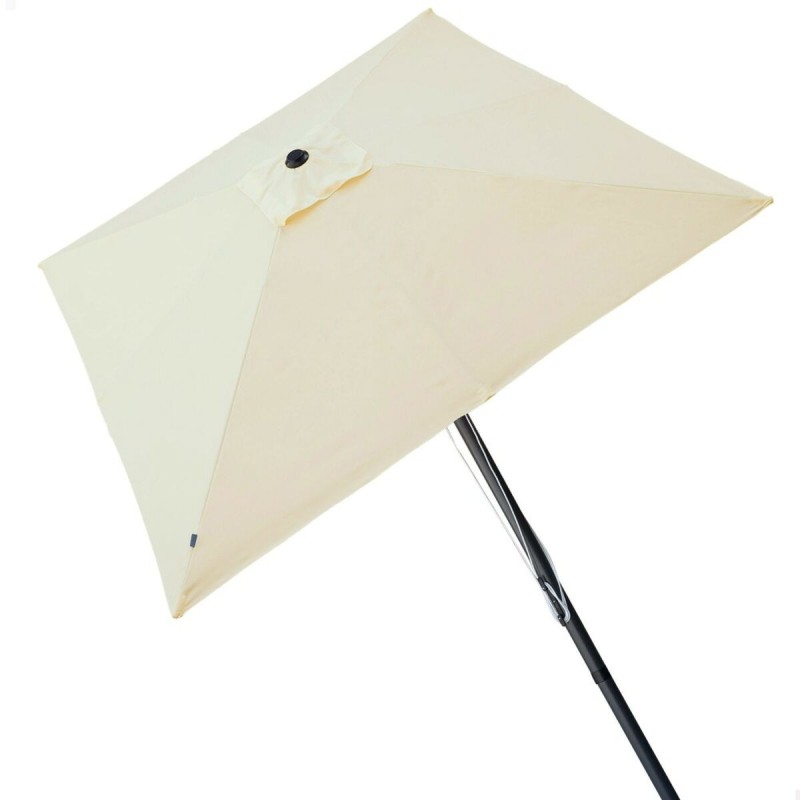 Parasol Aktive 270 x 261 x 270 cm Aço Alumínio Creme