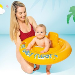 Flutuador para bebé Intex Amarelo 70 x 25 x 70 cm (12 Unidades)