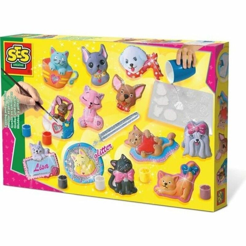 SES Creative|Jogo de Trabalhos Manuais SES Creative Plaster casting dogs and cats SES Creative|Jogo de Trabalhos Manuais SES Creative Plaster casting dogs and cats