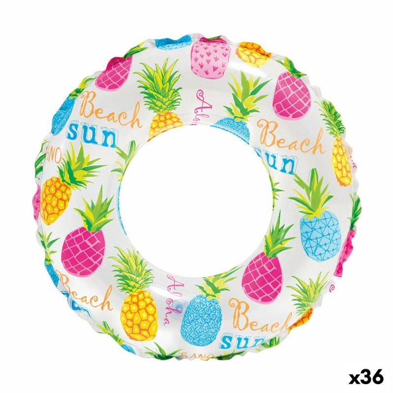 Bóia Insuflável Donut Intex Ø 51 cm (36 Unidades)