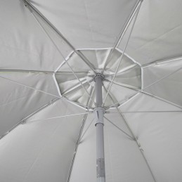 Parasol Aktive UV50 Ø 200 cm Azul Poliéster Alumínio 200 x 198,5 x 200 cm (6 Unidades)