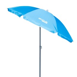 Parasol Aktive UV50 Ø 180 cm Azul Poliéster Alumínio 180 x 187,5 x 180 cm (12 Unidades)