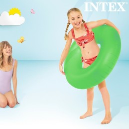 Bóia Insuflável Donut Intex Neon 91 x 91 cm (24 Unidades)